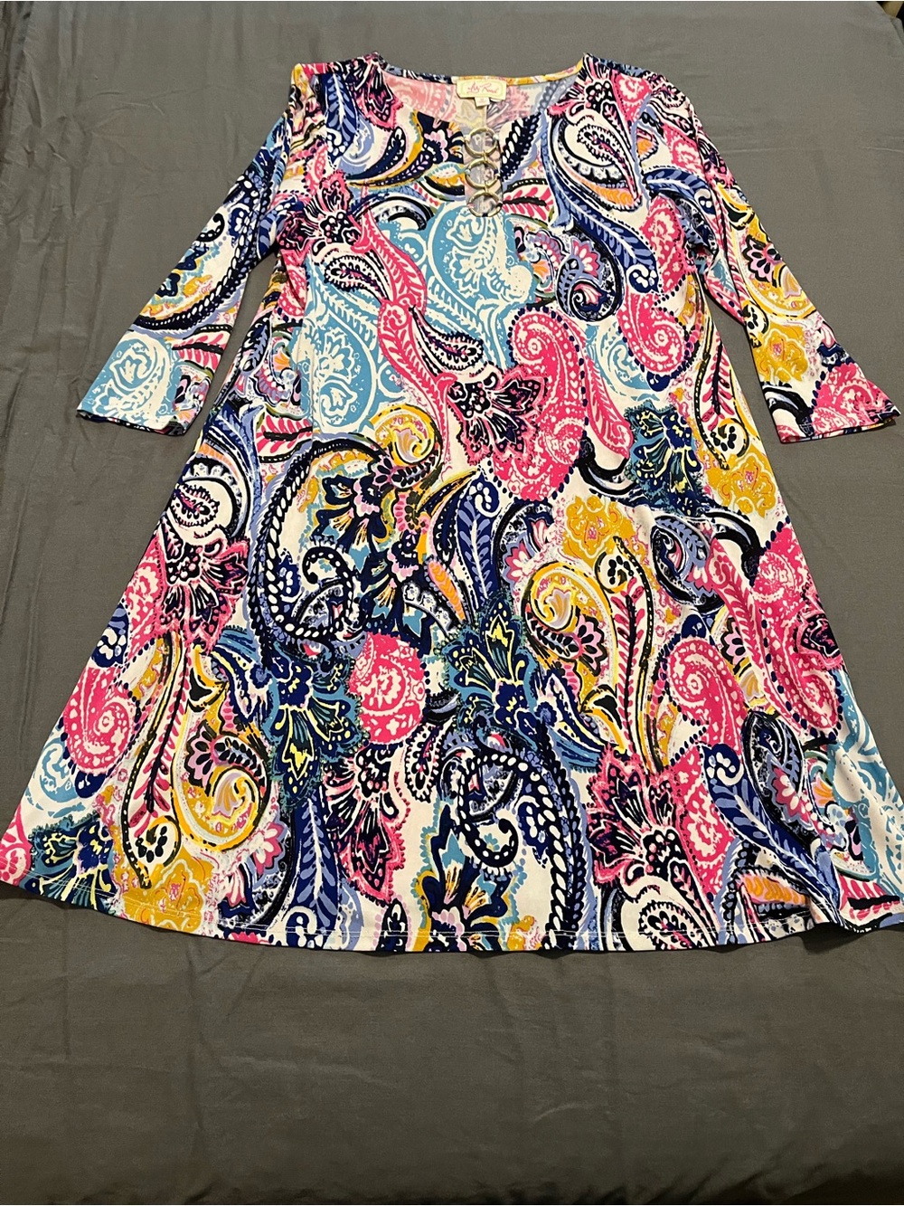 Ivy Road Dress Paisley Colorful Women’s Medium